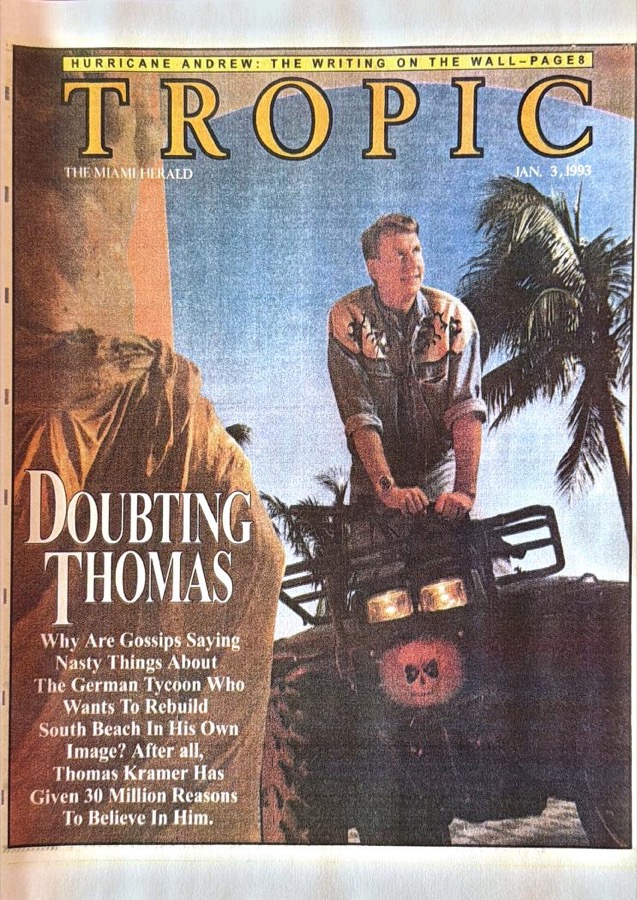 Doubting Thomas — Miami Herald Tropic, 1993